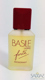 Basile Uomo (For Men) Forte Original (1987) Deodorant Vapo Naturel 100 Ml 3.4 Fl.oz.