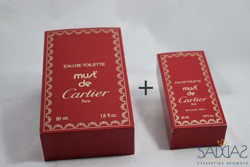 Cartier Must De (1981) Pour Femme Eau De Toilette 50 Ml 1 6 Fl.oz - Complet (Refillable) * +