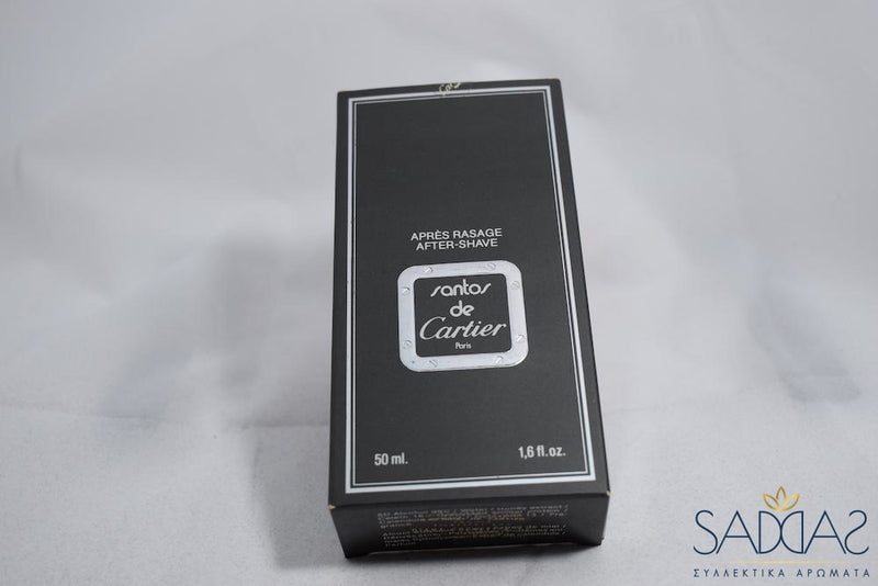 Cartier Santos De (1981) For Men After-Shave 50 Ml 1 6 Fl.oz - Complet (Refillable) * + Recharge