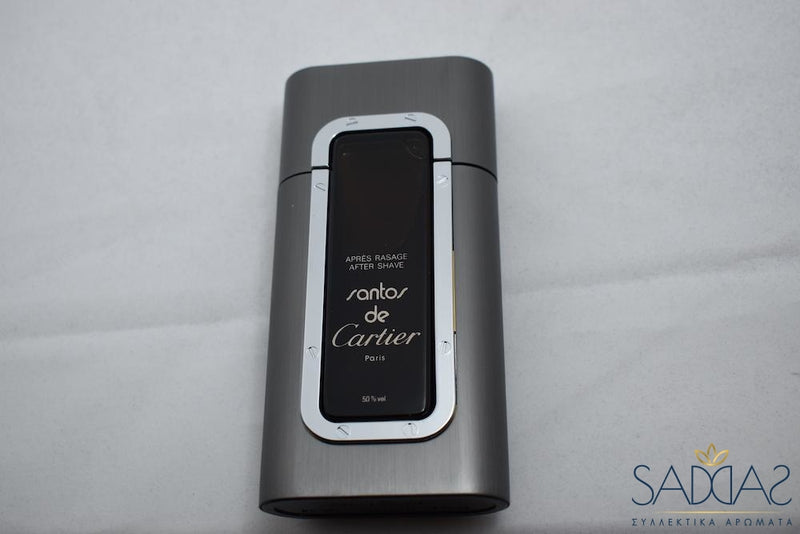 Cartier Santos De (1981) For Men After-Shave 50 Ml 1 6 Fl.oz - Complet (Refillable) * + Recharge