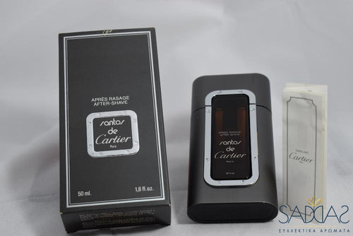 Cartier Santos De (1981) For Men After-Shave 50 Ml 1 6 Fl.oz - Complet (Refillable) *