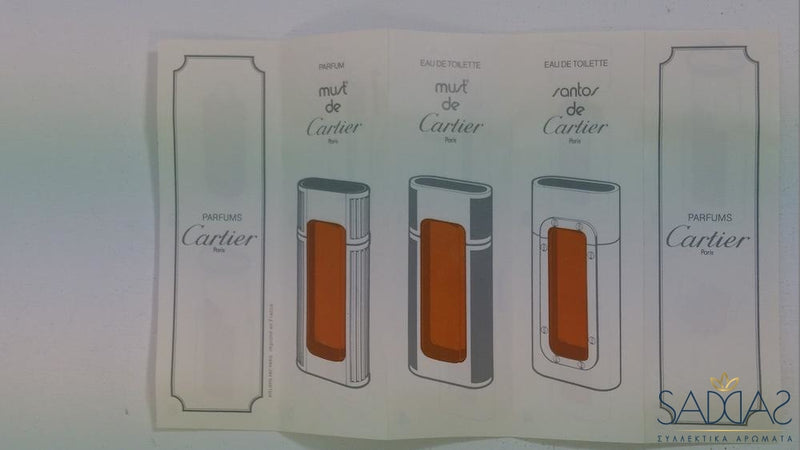 Cartier Santos De (1981) For Men After-Shave 50 Ml 1 6 Fl.oz - Complet (Refillable) * + Recharge