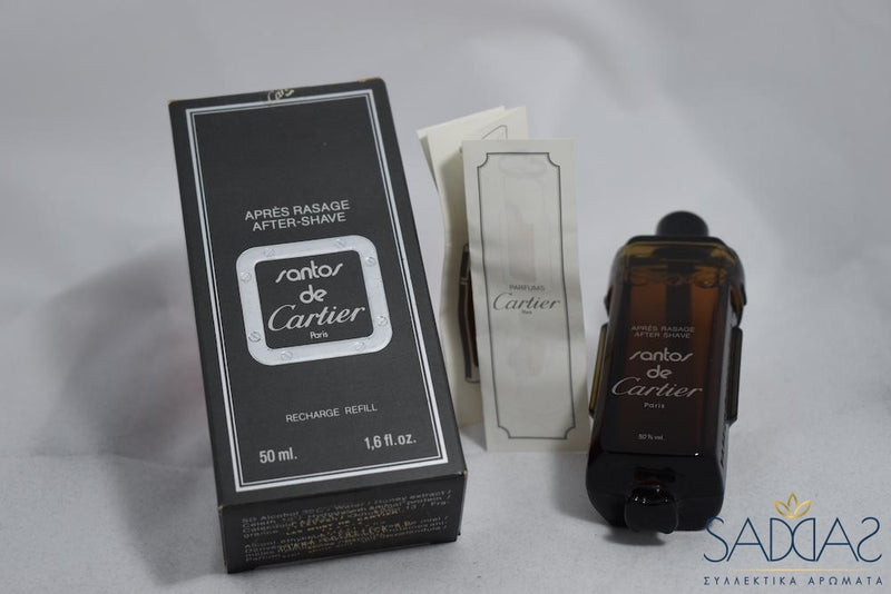 Cartier Santos De (1981) For Men After-Shave 50 Ml 1 6 Fl.oz - Recharge Refill ()