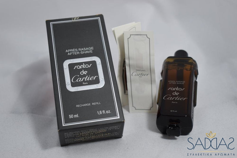 Cartier Santos De (1981) For Men After-Shave 50 Ml 1 6 Fl.oz - Recharge Refill ()