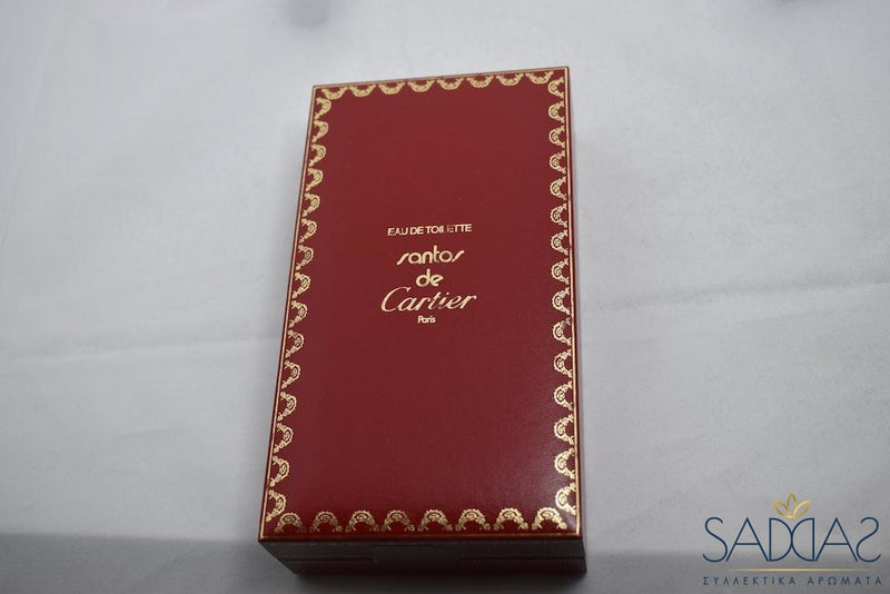 Cartier Santos De (1981) For Men Eau De Toilette 100 Ml 3 Fl.oz - Complet (Refillable) * + Recharge