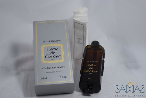 Cartier Santos De (1981) For Men Eau De Toilette 50 Ml 1 6 Fl.oz - Recharge Refill ()