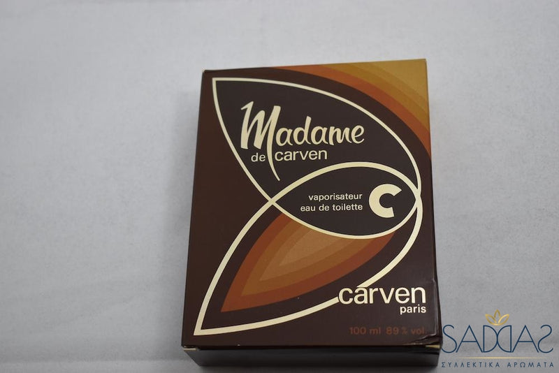 Carven Madame De Carven (1979) Pour Femme Eau Toilette Vaporisateur 100 Ml 3 33 Fl.oz