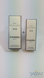 Chanel 19 Pour Femme Eau De Toilette Luxe Vaporisateur Rechargeable* 50 Ml 1.7 Fl.oz + Recharge