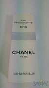 Chanel 19 Pour Femme Eau Deodorante Vaporisateur 100 Ml 3.4 Fl.oz