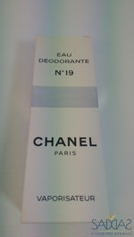 Chanel 19 Pour Femme Eau Deodorante Vaporisateur 100 Ml 3.4 Fl.oz