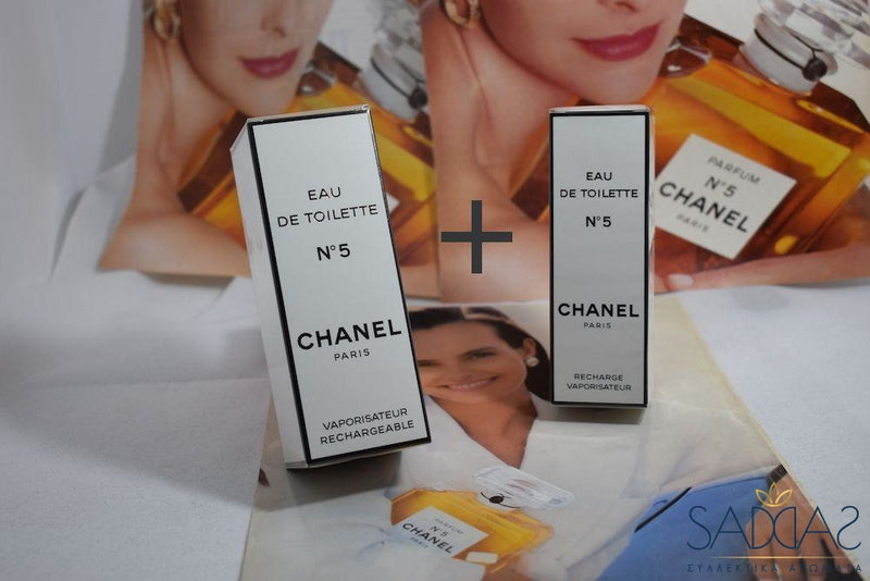 Chanel 5 (1952) Pour Femme Eau De Toilette Luxe Vaporisateur Rechargeable* 50 Ml 1.7 Fl.oz +