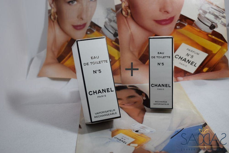 Chanel 5 (1952) Pour Femme Eau De Toilette Luxe Vaporisateur Rechargeable* 50 Ml 1.7 Fl.oz +