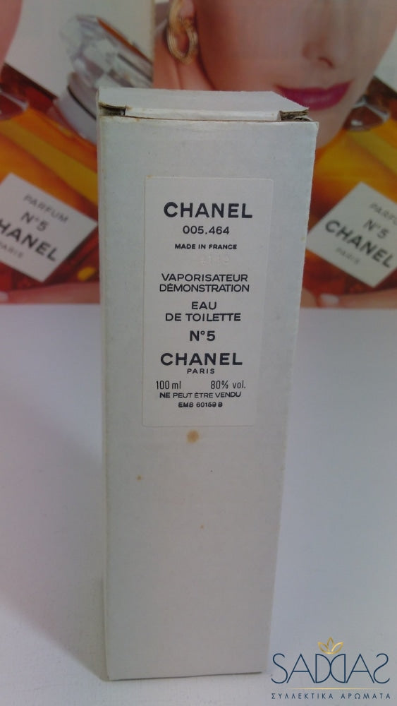 Chanel 5 (1952) Pour Femme Eau De Toilette Vaporisateur 100 Ml 3.4 Fl.oz - Demonstration.