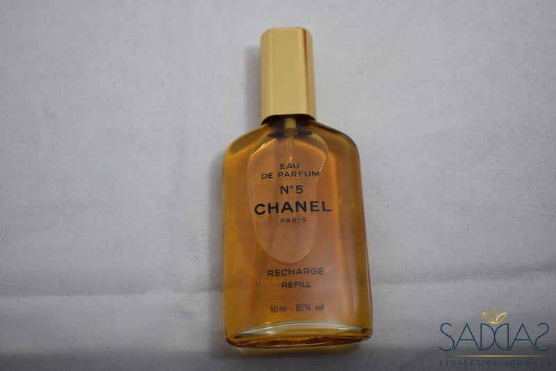 Chanel 5 Pour Femme Eau De Parfum Luxe Vaporisateur Rechargeable 50 Ml 1.7 Fl.oz + Recharge Refill