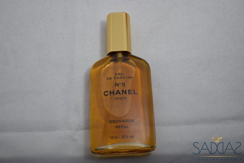 Chanel 5 Pour Femme Eau De Parfum Luxe Vaporisateur Rechargeable 50 Ml 1.7 Fl.oz + Recharge Refill