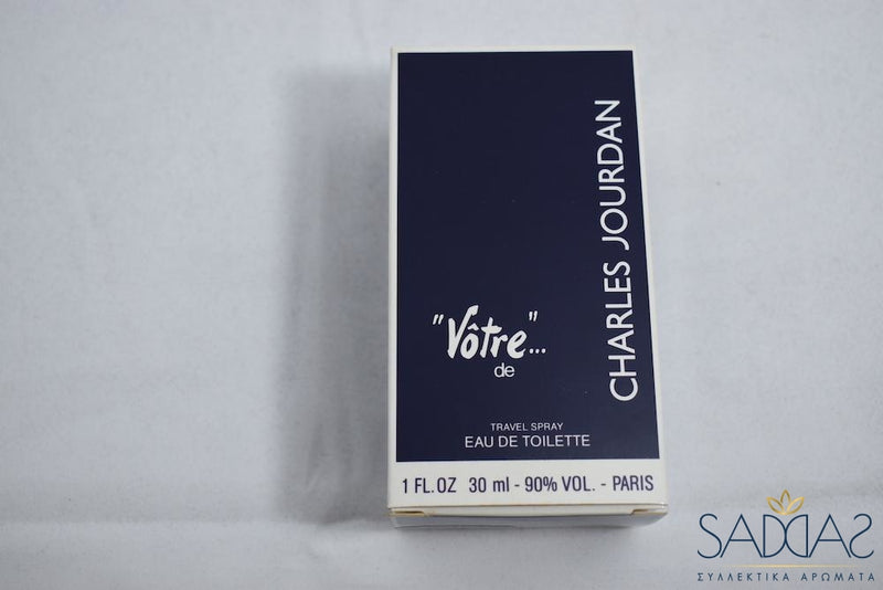 Charles Jourdan Votre De (1978) Pour Femme Eau De Toilette Natural Spray 30 Ml 1 Fl.oz - (Full 87%)