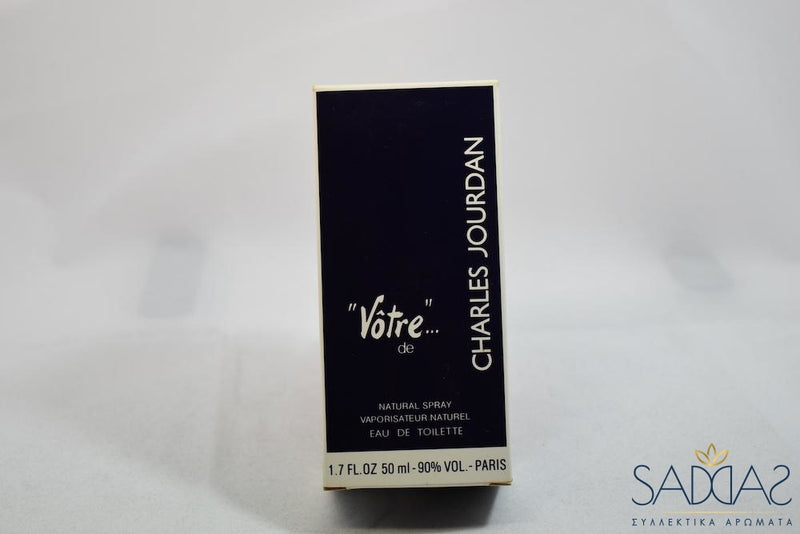 Charles Jourdan Votre De (1978) Pour Femme Eau De Toilette Vaporisateur Naturel 50 Ml 1.7 Fl.oz