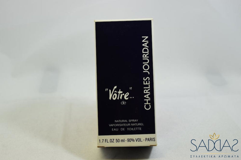 Charles Jourdan Votre De (1978) Pour Femme Eau De Toilette Vaporisateur Naturel 50 Ml 1.7 Fl.oz