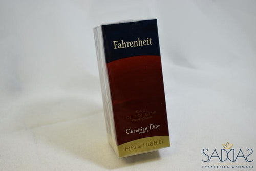 Dior Fahrenheit (1988) Pour Homme Eau De Toilette 50 Ml 1.7 Fl.oz.