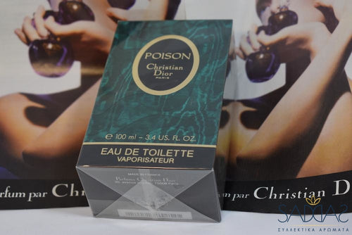 Dior Poison (1985) Pour Femme Eau De Toilette Vaporisateur 100 Ml 3.4 Fl.oz.