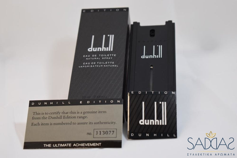 Dunhill Edition (1984) Pour Homme By Alfred Dunhill Eau De Toilette Vaporisateur Naturel 20 Ml 0.68