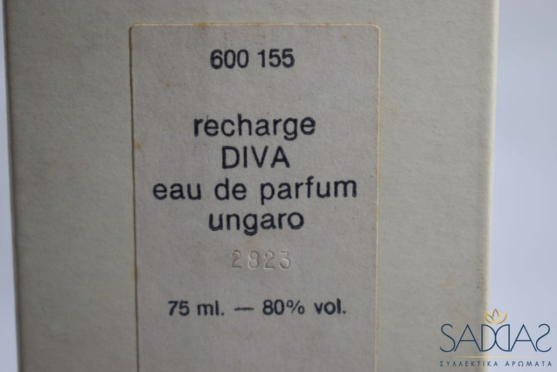 Emanuel Ungaro Diva (1983) Pour Femme Au De Parfum Luxe Vaporisateur (Rechargeable) 75 Ml 2.5 Fl.oz