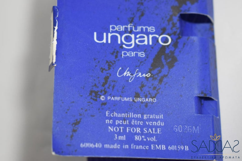Emanuel Ungaro Senso (1987) Pour Femme Au De Parfum 3 Ml 0.10 Fl.oz - Samples