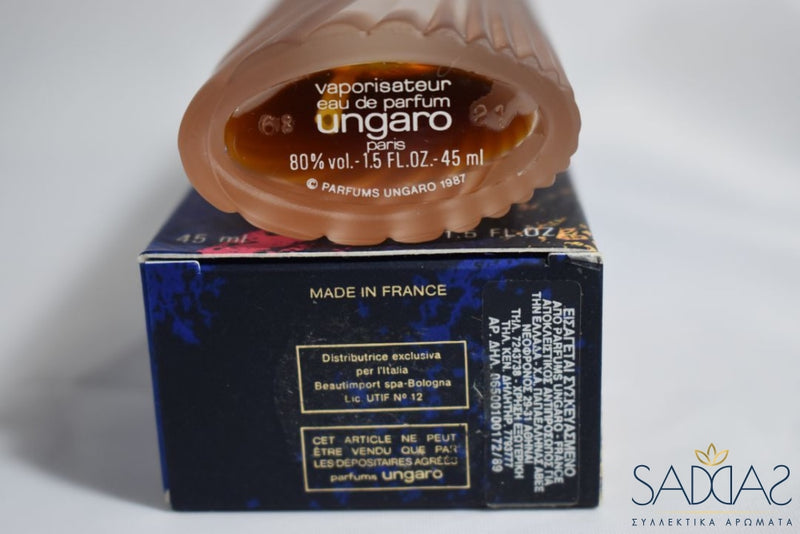 Emanuel Ungaro Senso (1987) Pour Femme Au De Parfum Vaporisateur 45 Ml 1.5 Fl.oz.