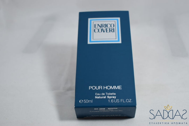 Enrico Coveri Pour Homme (Version De 1984) Original Eau Toilette Natural Spray 50 Ml 1.60 Fl.oz.