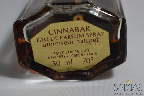 Este Lauder Cinnabar (1978) For Women Eau De Parfum Spray 50 Ml 1.70 Fl.oz (Full 55%) Demonstration