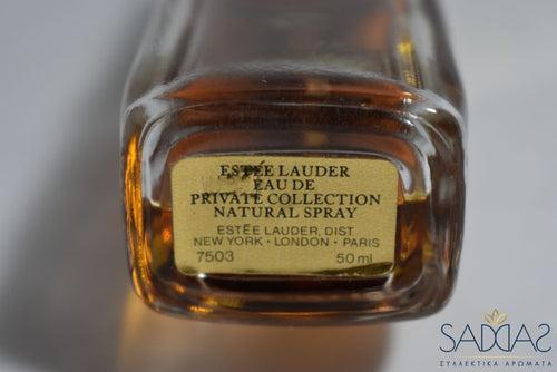 Este Lauder Eau De Private Collection (1973) For Women Natural Spray 50 Ml 1.70 Fl.oz (Full 68%)