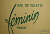 Faberg Feminin Fraiche (1982) Pour Femme Eau De Toilette 150 Ml 5.00 Fl.oz.