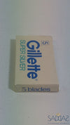 Gillette Super Silver (5) Stainless Steel Blades Platinum Hardened Edges