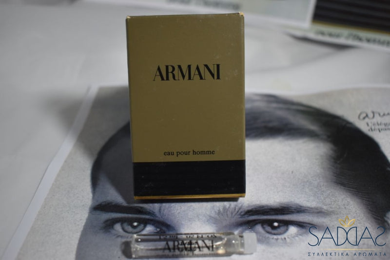 Giorgio Armani Eau Pour Homme (Version De 1984) Toilette 1 5 Ml 0.05 Fl.oz - Samples