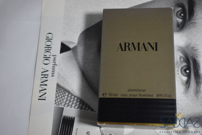 Giorgio Armani Eau Pour Homme (Version De 1984) Toilette Atomiseur 50 Ml 1.7 Fl.oz.