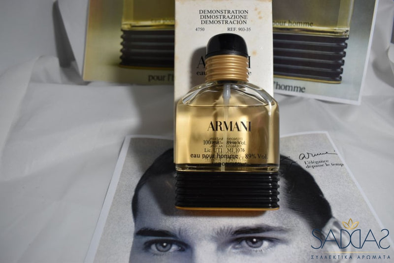 Giorgio Armani Eau Pour Homme (Version De 1984) Toilette Vaporisateur 100 Ml 3.3 Fl.oz