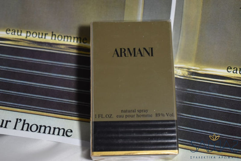 Giorgio Armani Eau Pour Homme (Version De 1984) Toilette Vaporisateur 30 Ml 1.0 Fl.oz.