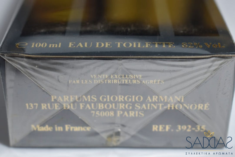 Giorgio Armani Le Parfum Classic Noire (1982) Pour Femme Eau De Toilette Spray 100 Ml 3.3 Fl.oz.