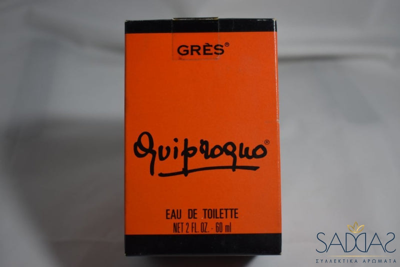 Grès Quiproquo (Version De 1975) Original Eau Toilette 60 Ml 2.00 Fl.oz.