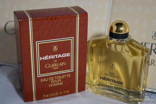 Guerlain Hèritage (Version De 1992) Original Pour Homme Eau Toilette 75 Ml 2.5 Fl.oz.
