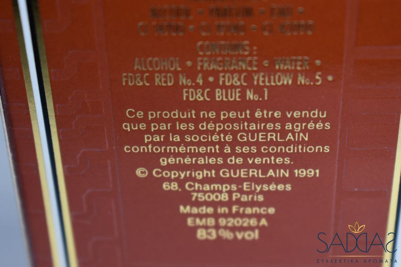Guerlain Hèritage (Version De 1992) Original Pour Homme Eau Toilette Vaporisateur Natural Spray 100