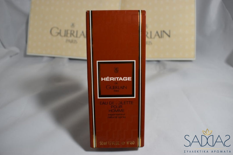 Guerlain Hèritage (Version De 1992) Original Pour Homme Eau Toilette Vaporisateur Natural Spray 50