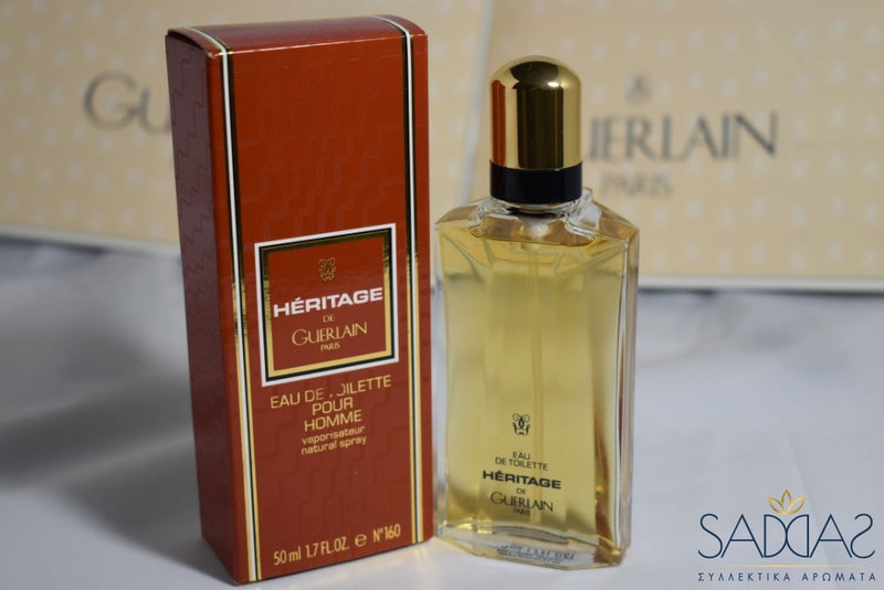 Guerlain Hèritage (Version De 1992) Original Pour Homme Eau Toilette Vaporisateur Natural Spray 50