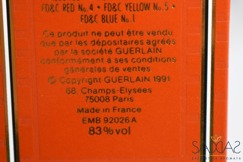 Guerlain Hèritage (Version De 1992) Original Pour Homme Eau Toilette Vaporisateur Natural Spray 50