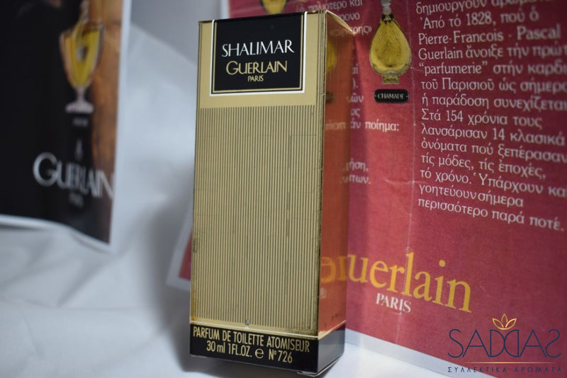 Guerlain Shalimar (1925) Original Pour Femme Parfum De Toilette Atomiseur 30 Ml 1.0 Fl.oz.