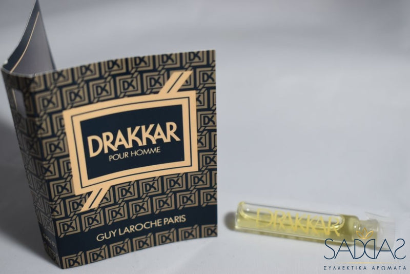 Guy Laroche Drakkar (1972) Original Pour Homme / For Men Eau De Toilette 1 5 Ml 0.05 Fl.oz - Samples