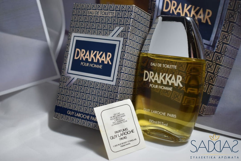 Guy Laroche Drakkar (1972) Original Pour Homme / For Men Eau De Toilette 100 Ml 3.4 Fl.oz.