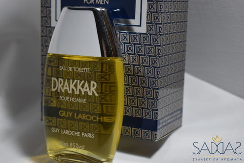 Guy Laroche Drakkar (1972) Original Pour Homme / For Men Eau De Toilette 50 Ml 1.7 Fl.oz.