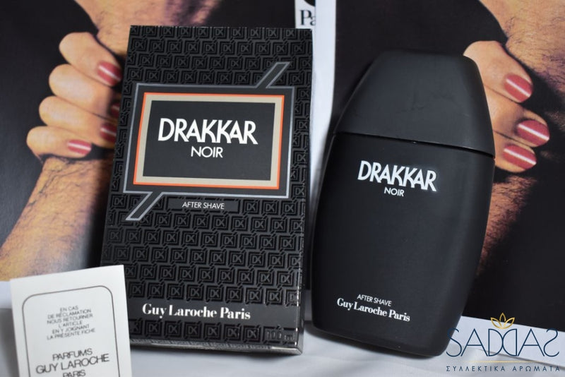 Guy Laroche Drakkar Noir (Version De 1982) Pour Homme / For Men After Shave 100 Ml 3.4 Fl.oz.