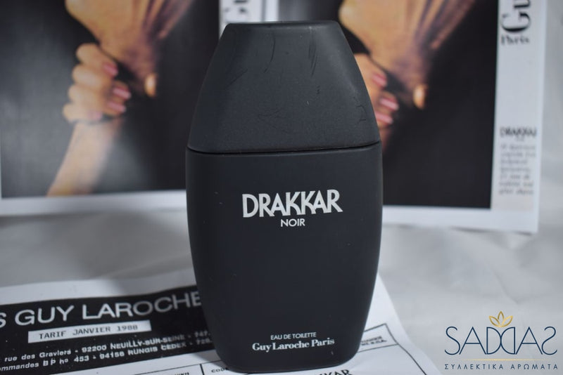 Guy Laroche Drakkar Noir (Version De 1982) Pour Homme / For Men Eau Toilette 200 Ml 6.7 Fl.oz Jumbo